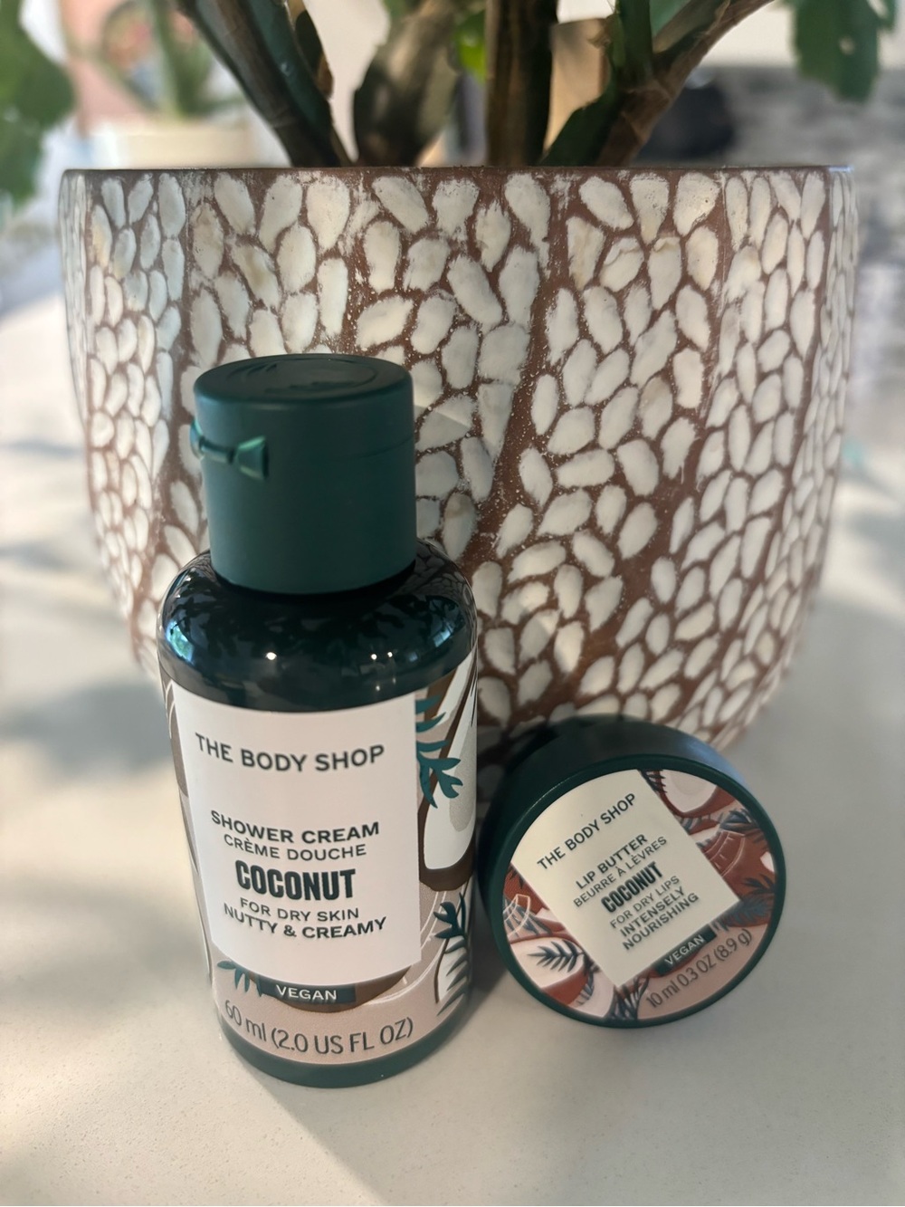 The Body Shop Coconut Mini Shower Cream and Lip Butter
